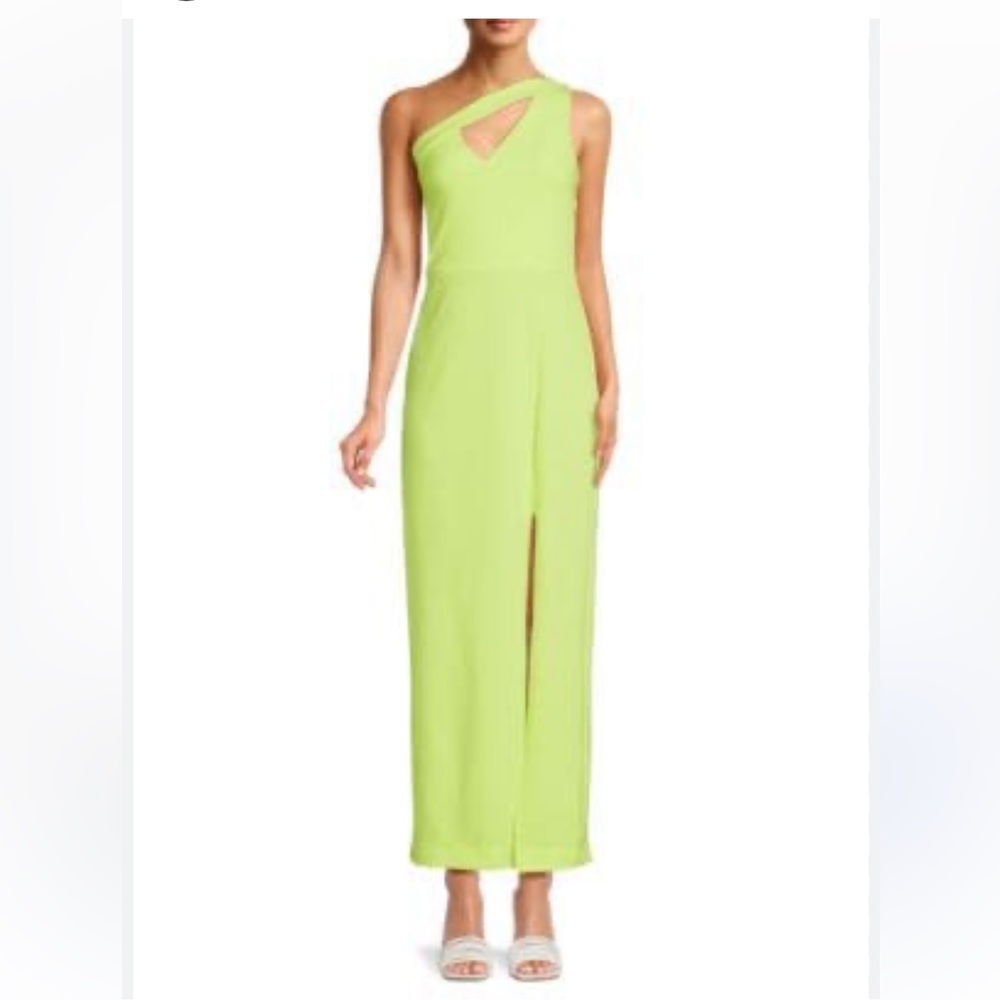 NWT‎ New RACHEL RACHEL ROY One Shoulder green Dress Size small